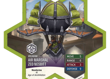 Gamers Guild AZ Heroscape Heroscape: Air Marshal Zed Nesbitt Army Expansion Painted Edition (Pre-Order) Renegade Game Studios