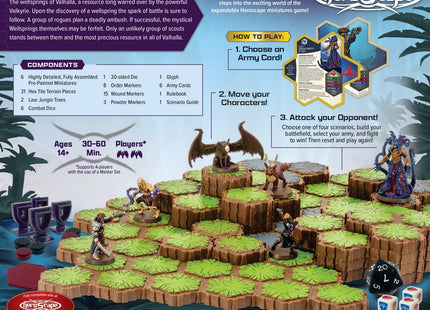 Gamers Guild AZ Heroscape Heroscape: Battle for the Wellspring Battle Box Premium Painted Edition Renegade Game Studios