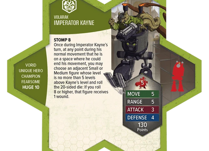 Gamers Guild AZ Heroscape Heroscape: Imperator Kayne Army Expansion [Premium Painted Edition] (Pre-Order) Renegade Game Studios