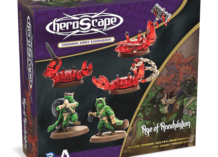 Gamers Guild AZ Heroscape Heroscape: Molten Crustaceans & Tanuki Tricksters Common Army Expansion (Pre-Order) Renegade Game Studios