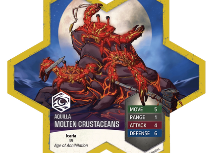 Gamers Guild AZ Heroscape Heroscape: Molten Crustaceans & Tanuki Tricksters Common Army Expansion [Premium Painted Edition] (Pre-Order) Renegade Game Studios