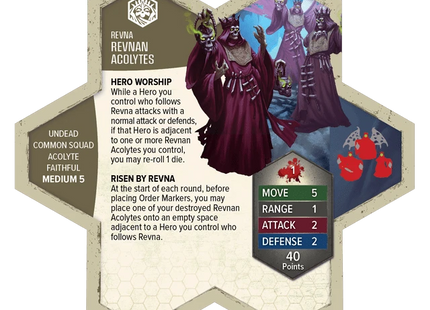 Gamers Guild AZ Heroscape Heroscape: Revnan Acolytes & Grave Grim Common Army Expansion (Pre-Order) Renegade Game Studios
