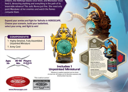 Gamers Guild AZ Heroscape Heroscape: Rising Tide – Hellforge Mandukor Army Expansion Renegade Game Studios