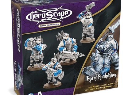 Gamers Guild AZ Heroscape Heroscape: Rising Tide – Knight Primus Adelbern & Ordo Borealis Army Expansion Renegade Game Studios