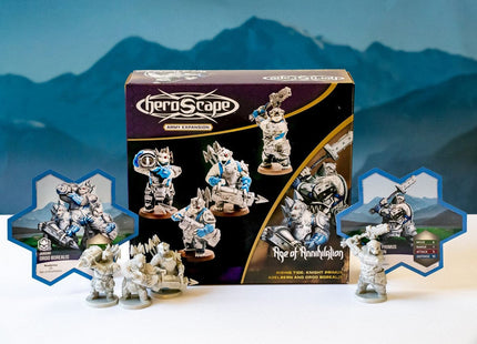 Gamers Guild AZ Heroscape Heroscape: Rising Tide – Knight Primus Adelbern & Ordo Borealis Army Expansion Renegade Game Studios