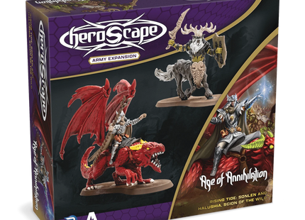 Gamers Guild AZ Heroscape Heroscape: Rising Tide – Sonlen & Halushia, Scion of the Wild Army Expansion Renegade Game Studios