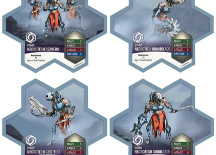 Gamers Guild AZ Heroscape Heroscape: Upgraded Necrotech Reavers Common Army Expansion [Painted] (Pre-Order) Renegade Game Studios