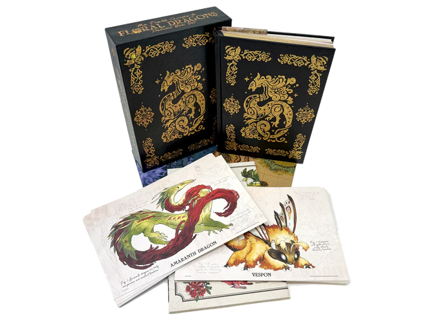 Gamers Guild AZ Hit Point Press D&D 5E: The Field Guide to Floral Dragons - Flower Dragon Bestiary Deluxe Box Set Hit Point Press