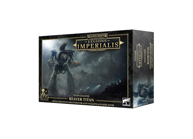 Gamers Guild AZ Horus Heresy Horus Heresy: Legions Imperialis - Reaver Titan with Graviton Obliterator and Volkite Annihilator (Pre-Order) Games-Workshop