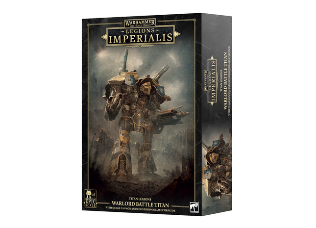 Gamers Guild AZ Horus Heresy Horus Heresy: Legions Imperialis - Warlord Titan with Quake Cannon and Conversion Beam Extirpator (Pre-Order) Games-Workshop