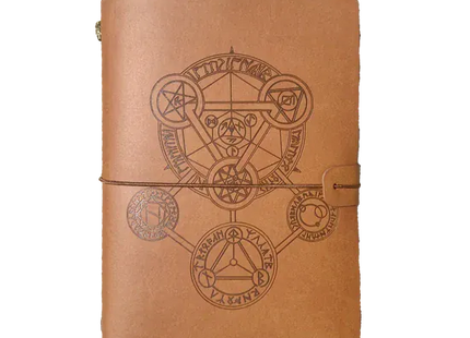 Gamers Guild AZ Hrothgar's Hoard Character Journal: Arcane Circle - Brown (Pre-Order) Quartermaster Direct
