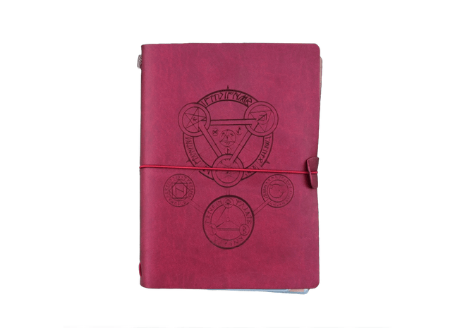 Gamers Guild AZ Hrothgar's Hoard Character Journal (Red) - Arcane Symbol (Pre-Order) Quartermaster Direct