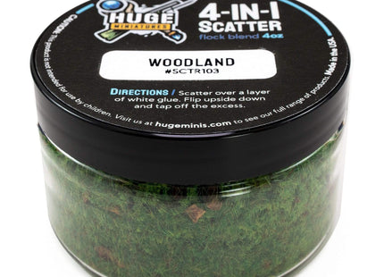 Gamers Guild AZ Huge Miniatures Huge Miniatures 4-in-1 Scatter - Woodland Huge Miniatures