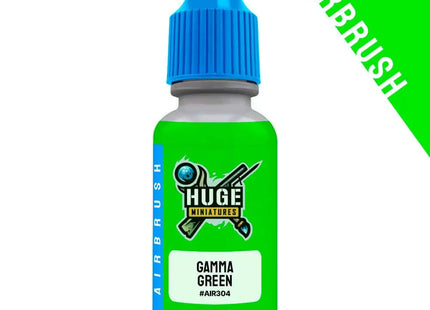 Gamers Guild AZ Huge Miniatures Huge Miniatures: Fluorescent Airbrush Paint - Gamma Green Huge Miniatures