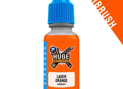 Gamers Guild AZ Huge Miniatures Huge Miniatures: Fluorescent Airbrush Paint - Laser Orange Huge Miniatures