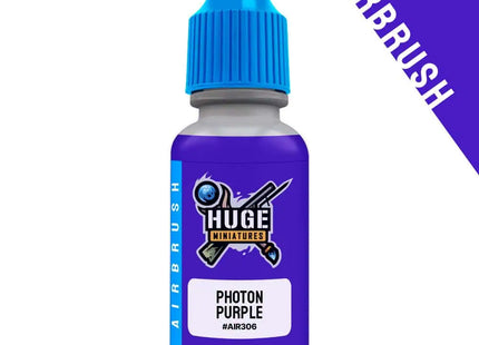Gamers Guild AZ Huge Miniatures Huge Miniatures: Fluorescent Airbrush Paint - Photon Purple Huge Miniatures