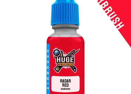 Gamers Guild AZ Huge Miniatures Huge Miniatures: Fluorescent Airbrush Paint - Radar Red Huge Miniatures
