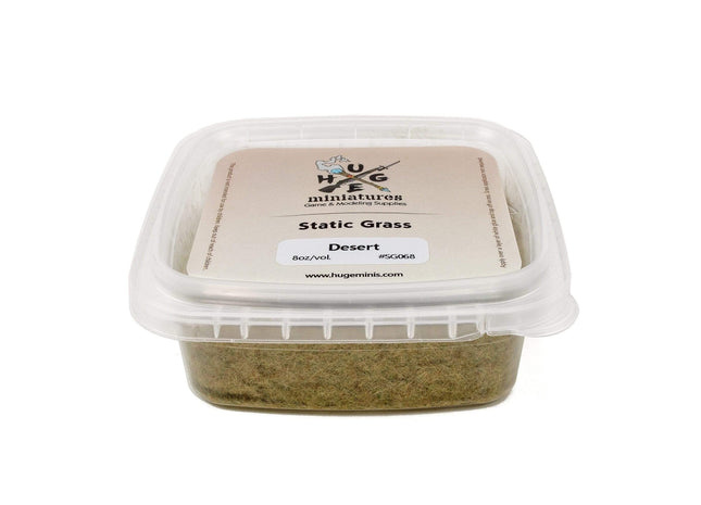 Gamers Guild AZ Huge Miniatures Huge Miniatures Static Grass - Desert Green 2mm Huge Miniatures