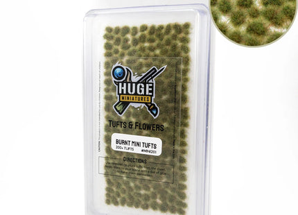 Gamers Guild AZ Huge Miniatures Huge Miniatures Tufts & Flowers - Burnt Mini Tufts Huge Miniatures