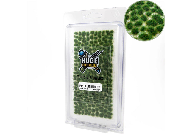 Gamers Guild AZ Huge Miniatures Huge Miniatures Tufts & Flowers - Fertile Mini Tufts Huge Miniatures
