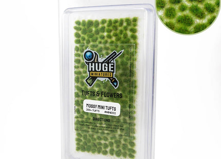 Gamers Guild AZ Huge Miniatures Huge Miniatures Tufts & Flowers - Mossy Mini Tufts Huge Miniatures