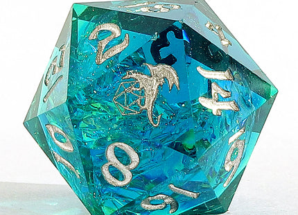 Gamers Guild AZ HYMGHO BRR031: Captured Magic Hand Sanded Sharp Edge Resin - Teal HYMGHO