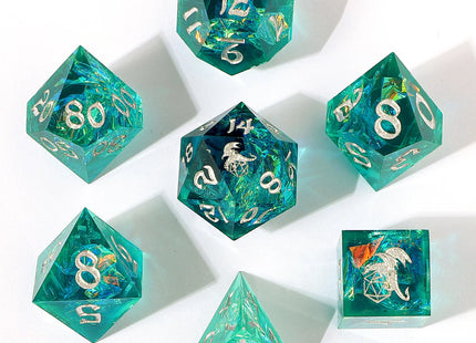 Gamers Guild AZ HYMGHO BRR031: Captured Magic Hand Sanded Sharp Edge Resin - Teal HYMGHO