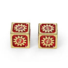 Gamers Guild AZ HYMGHO Cogcraft Fidget 2D6 Set Emberforge - Red and Gold HYMGHO