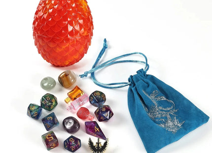 Gamers Guild AZ HYMGHO Dragon's Hoard RPG Mystery Egg Dice Set HYMGHO