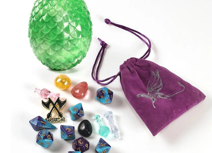 Gamers Guild AZ HYMGHO Dragon's Hoard RPG Mystery Egg Dice Set HYMGHO