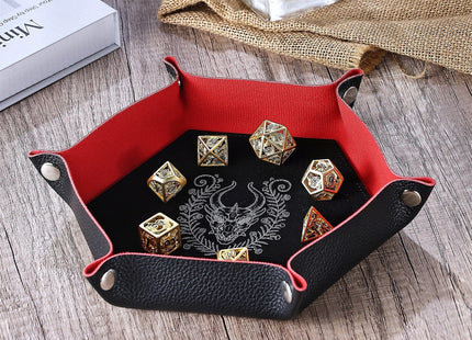 Gamers Guild AZ HYMGHO HY00449: Table Armor Dice Tray - Dragon Skull HYMGHO