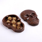 Gamers Guild AZ HYMGHO HY00529: Black Walnut Premium Wooden Gaming Accessory Case - Skull HYMGHO