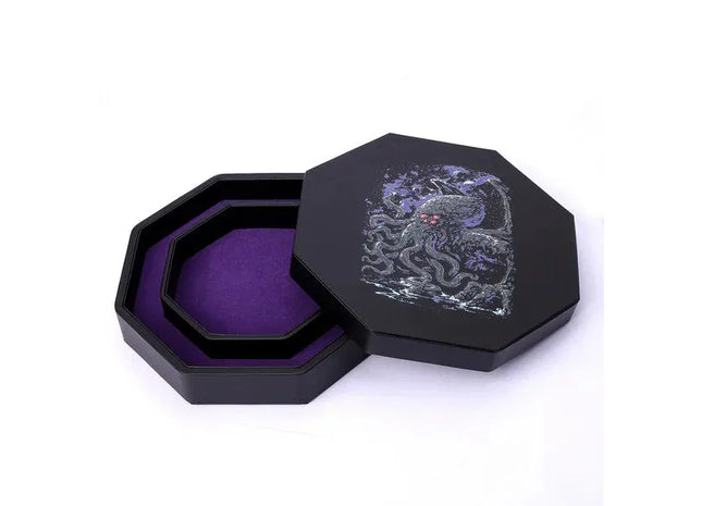 Gamers Guild AZ HYMGHO HY00555: Heros Hoard Dice Tray & Keeper - Cthulu HYMGHO