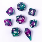 Gamers Guild AZ HYMGHO HY02019: 8pc Polyhedral Dice Set - Jesters Cloak HYMGHO