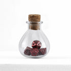 Gamers Guild AZ HYMGHO HYMGHO Dice: HY00402  - Unseelie Mini Metal RPG Dice Set - Red HYMGHO
