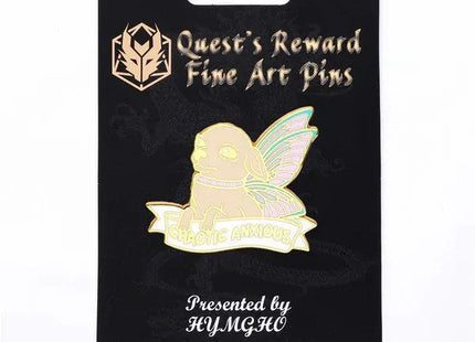 Gamers Guild AZ HYMGHO HYPN054: Alternative Alignments Enamel Pin - Chaotic Anxious Chihuahua HYMGHO