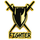 Gamers Guild AZ HYMGHO Quest's Reward Fine Art Pin - Class Pin: Fighter HYMGHO