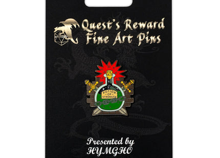 Gamers Guild AZ HYMGHO Quest's Reward Fine Art Pin - Potion of Strength HYMGHO