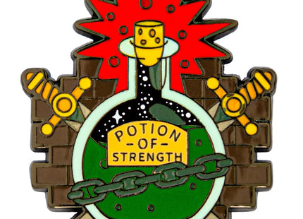 Gamers Guild AZ HYMGHO Quest's Reward Fine Art Pin - Potion of Strength HYMGHO