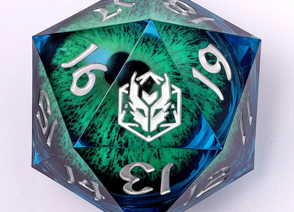 Gamers Guild AZ HYMGHO Sharp Edged Resin 55mm D20 - Titan's Eye HYMGHO