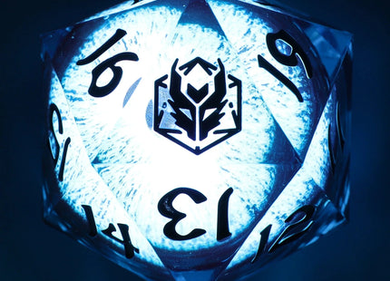 Gamers Guild AZ HYMGHO Sharp Edged Resin 55mm D20 - Titan's Eye HYMGHO