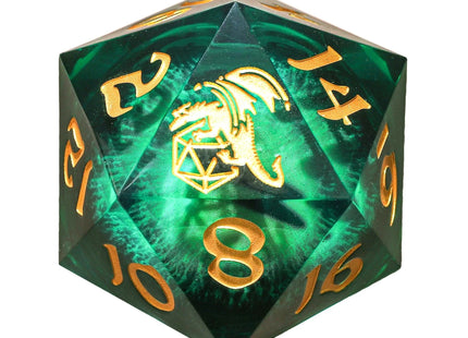 Gamers Guild AZ HYMGHO Sharp Edged Resin LED 33mm D20 - Always Watching - Beholder's Gaze HYMGHO