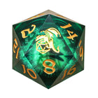 Gamers Guild AZ HYMGHO Sharp Edged Resin LED 33mm D20 - Always Watching - Beholder's Gaze HYMGHO
