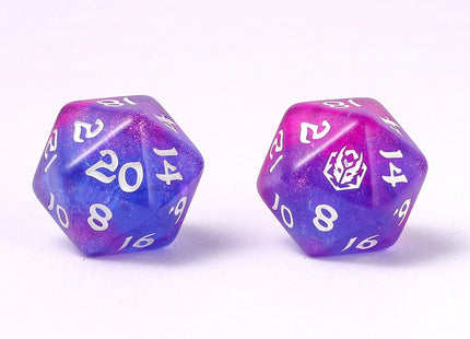 Gamers Guild AZ HYMGHO Wyrmforged Rollers - Rounded Edge 8 Piece Polyhedral Dice set - Fairy Farts HYMGHO