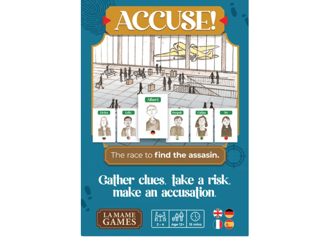 Gamers Guild AZ Indie Boards & Cards Accuse! (Pre-Order) AGD