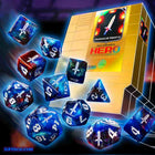 Gamers Guild AZ INFINITE BLACK LLC One-Up Dice: Polyhedral Cartridge 7ct Sets: Mythical Sword GTS