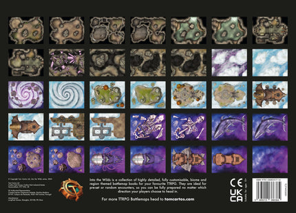 Gamers Guild AZ Into The WIlds Into the Wilds Extraplanar Battlemap Books - Earth & Sky (Pre-Order) Quartermaster Direct