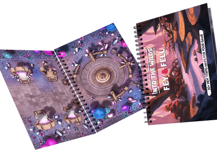 Gamers Guild AZ Into The WIlds Into the Wilds Extraplanar Battlemap Books - Fey & Fell (Pre-Order) Quartermaster Direct