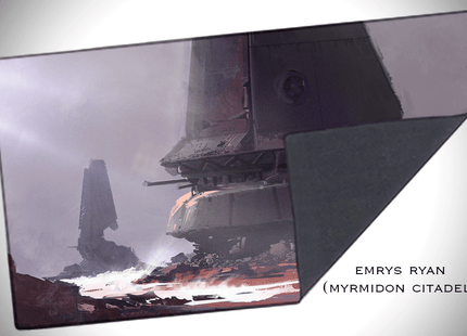 Gamers Guild AZ Ixion Gameworks Sovereign: Fall of Wormwood - Emrys Ryan (Myrmidon Citadel) Playmat Kickstarter