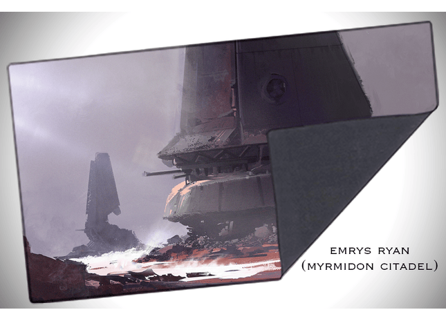 Gamers Guild AZ Ixion Gameworks Sovereign: Fall of Wormwood - Emrys Ryan (Myrmidon Citadel) Playmat Kickstarter